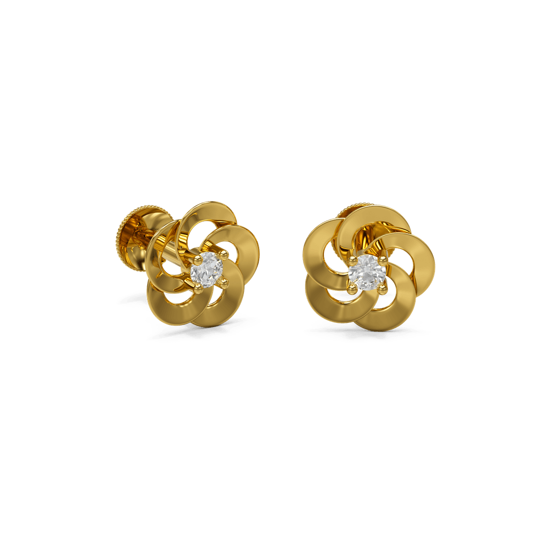 22K Dharini Gold Earring