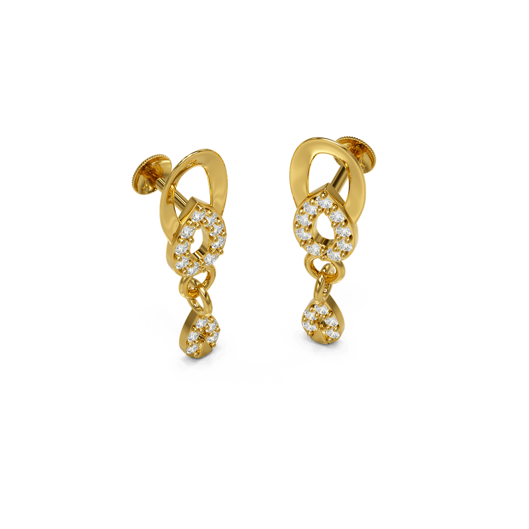 22K Charvi Gold Earring