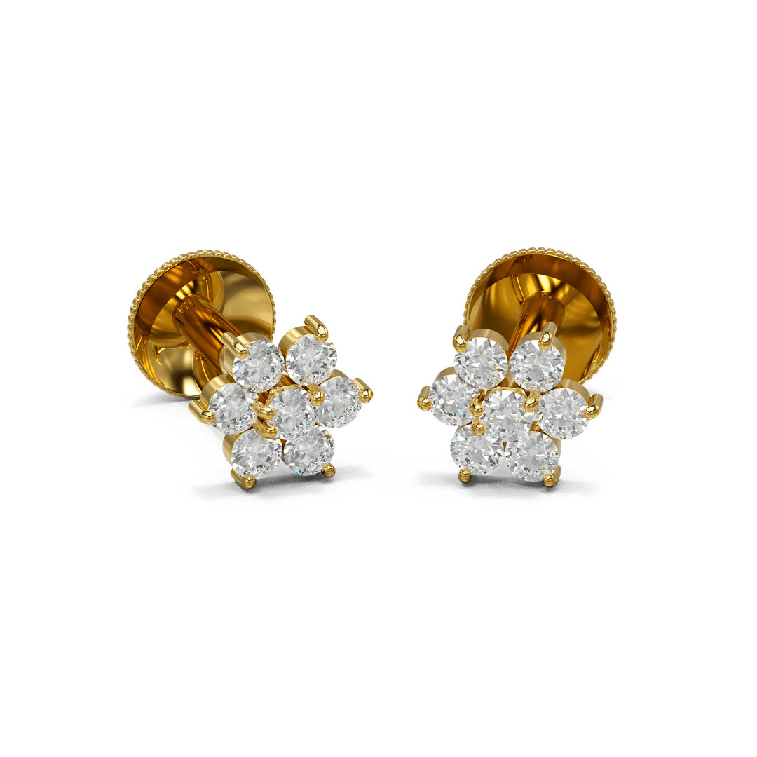 22K Dvija Gold Earring