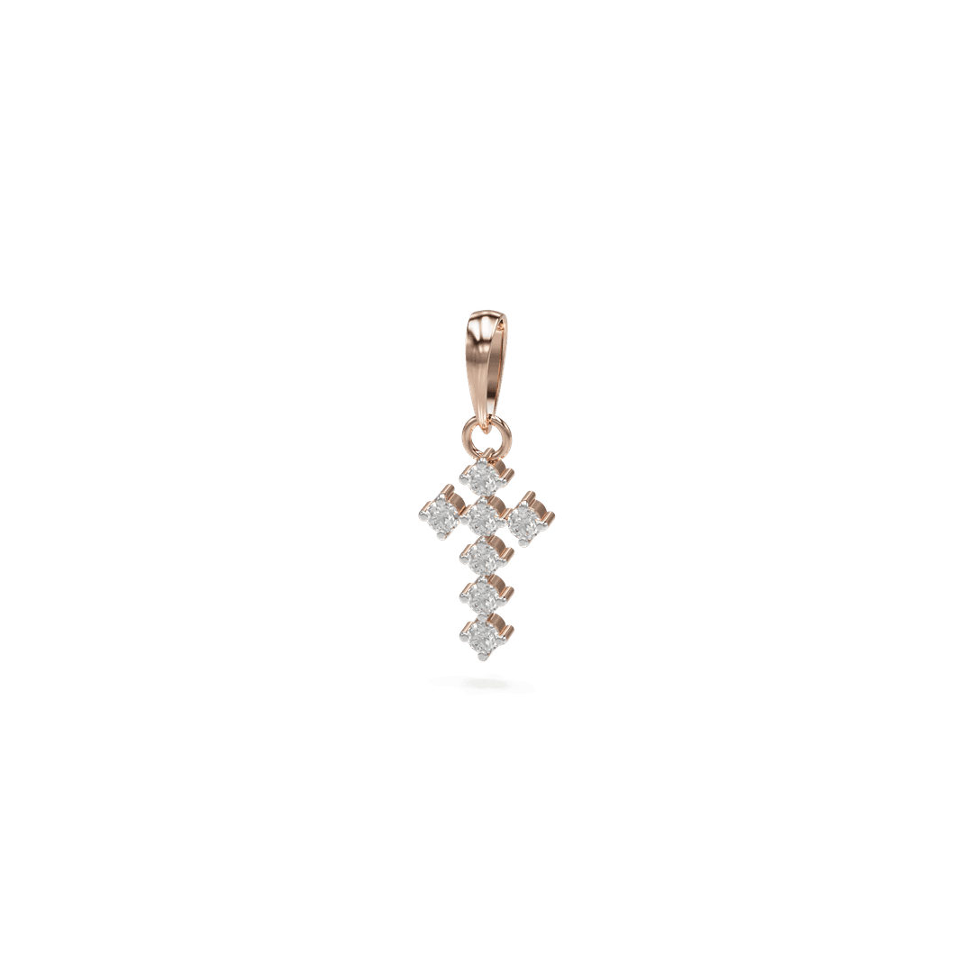 18K Ekisha Diamond Gold Pendant