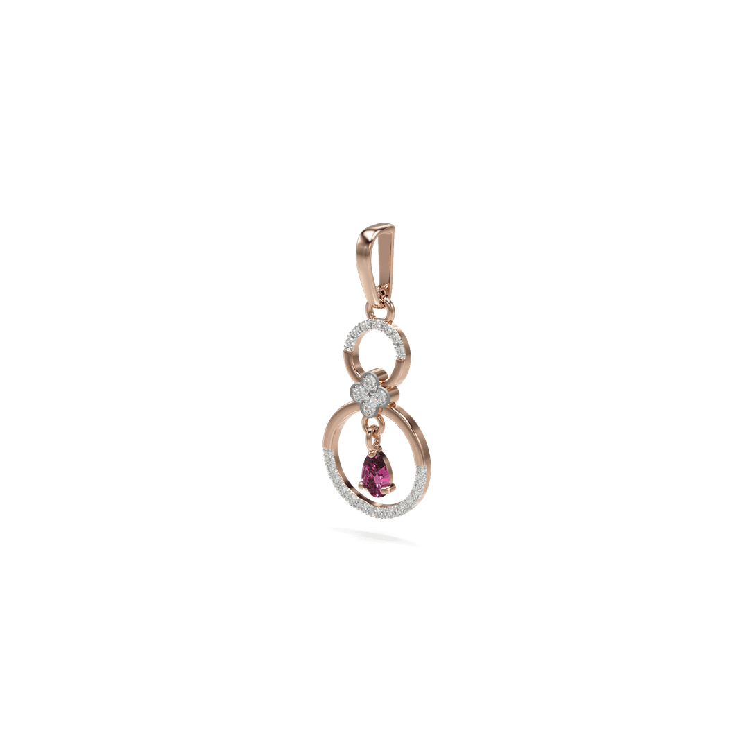 18K Susan Diamond Gold Pendant