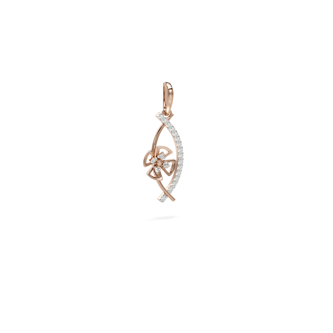 18K Siri Diamond Gold Pendant
