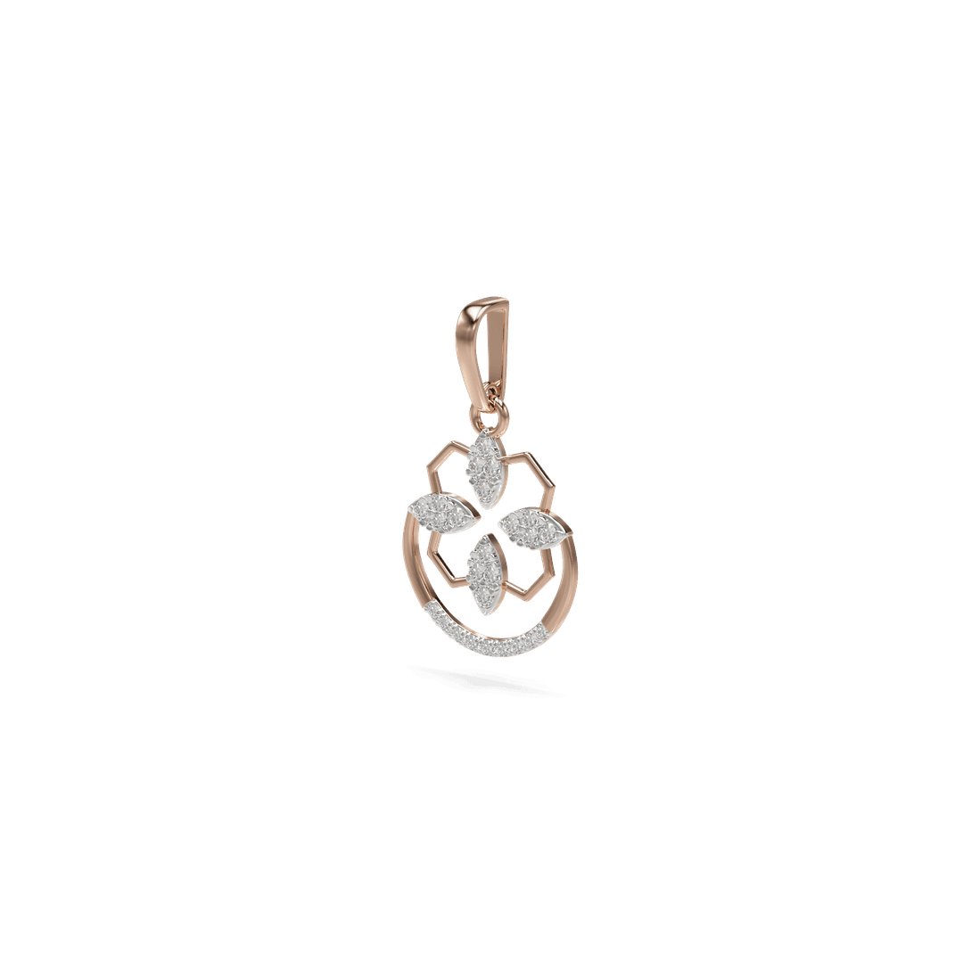 18 Amy Diamond Gold Pendnat