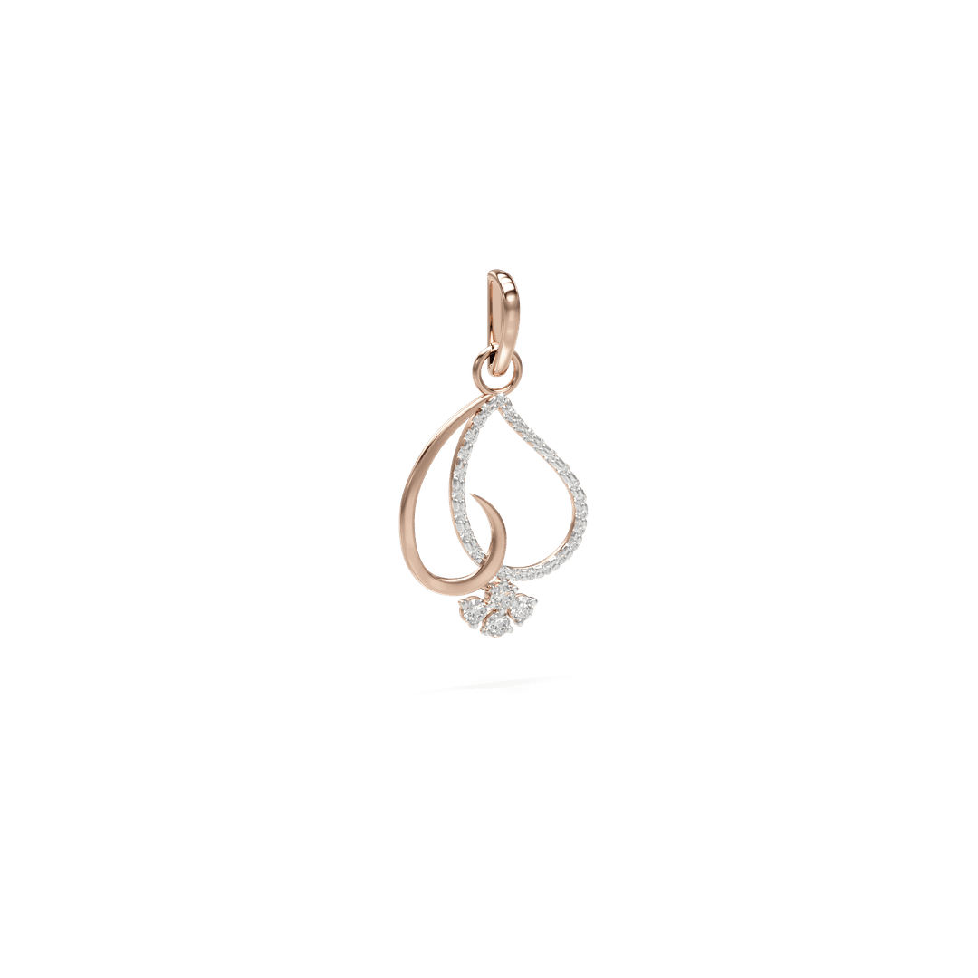 18K Amila Diamond Gold Pendant