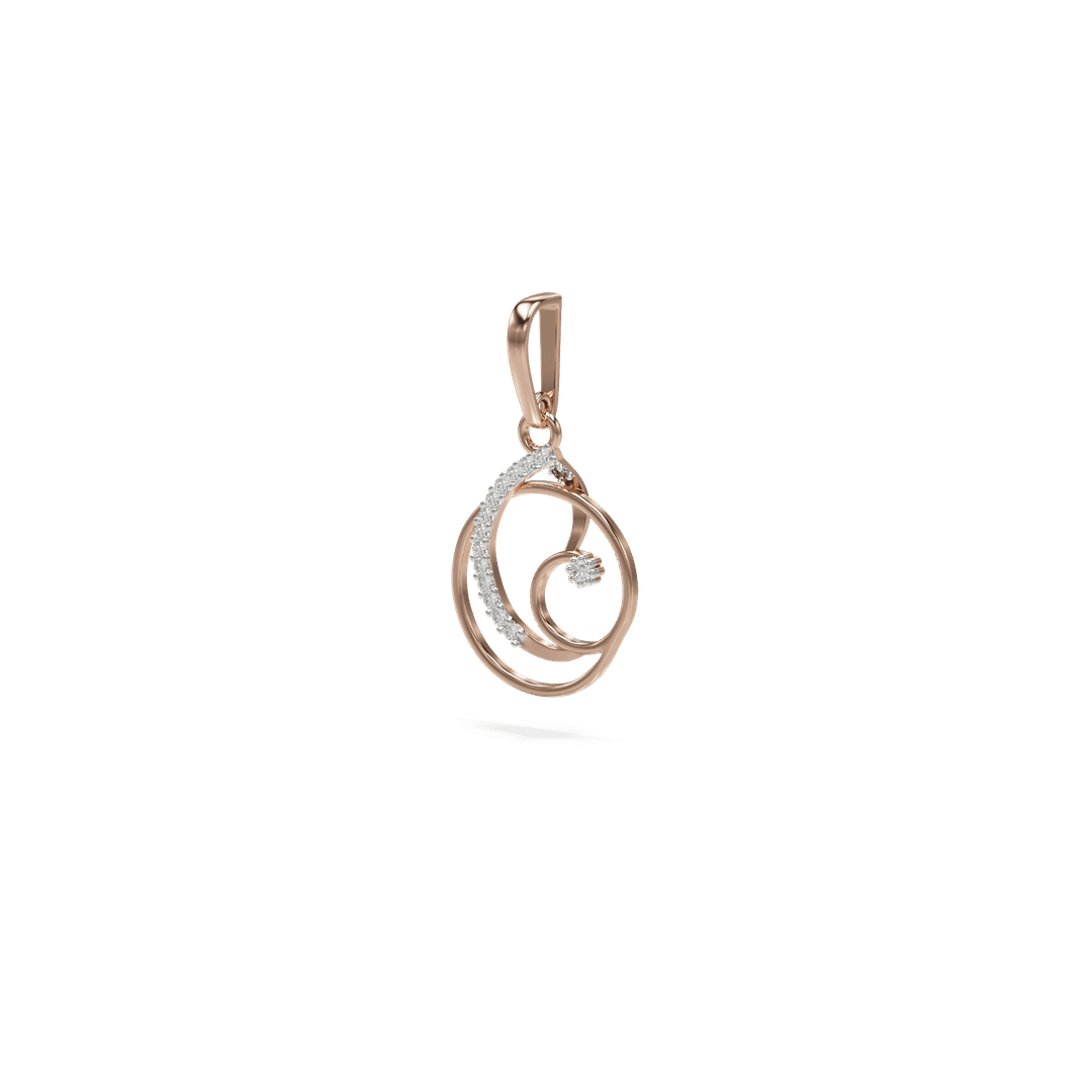 18K Hadley Diamond Gold Pendant