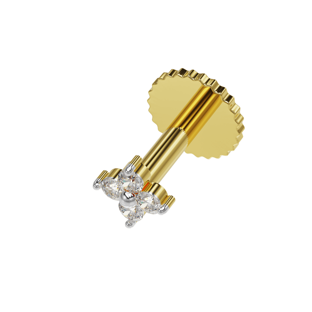 18K Annie Diamond Nose Stud